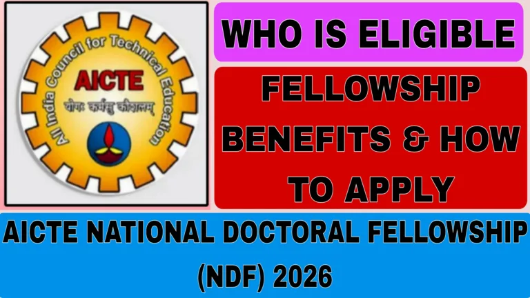 AICTE National Doctoral Fellowship (NDF) 2026