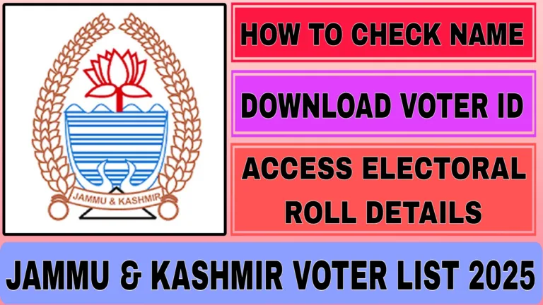 Jammu & Kashmir Voter List 2025